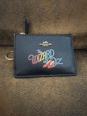 Coach Wizard of Oz Zip Card Case / Coin Holder